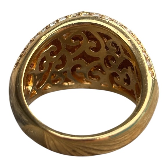 Vintage Priscilla Presley Cross Ring ✨ - Picture 4 of 8